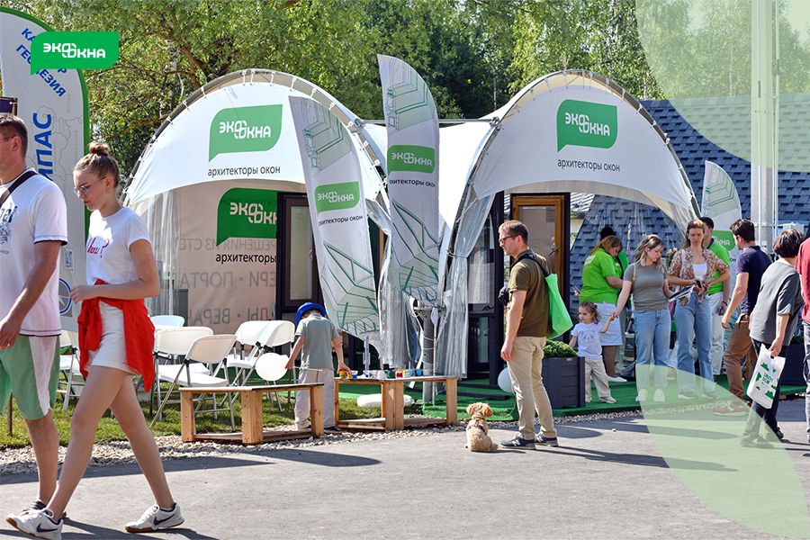 ЭКООКНА на выставке Open Village 2023